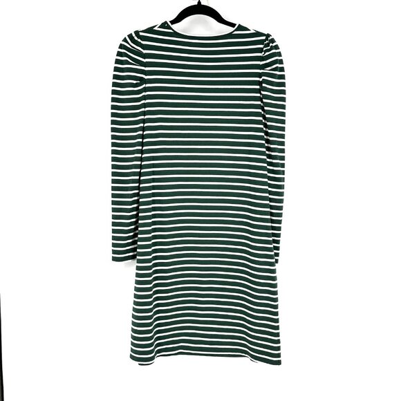 Boden Green and White Striped Dress - Picture 5 of 8